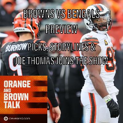 Browns vs. Bengals preview and picks + Joe Thomas on his expectations and more