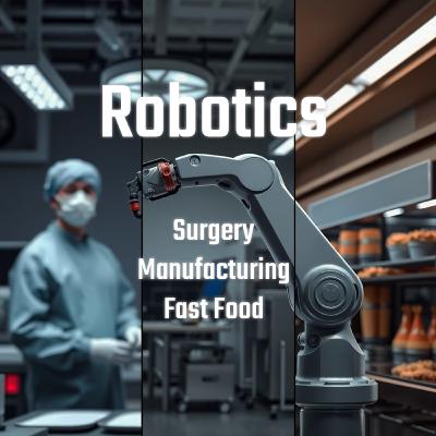 Robotics and medical, manufacturing and food industries