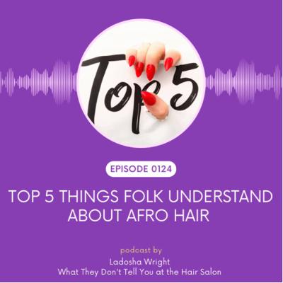 The Top 5 Things Folk Understand About Afro Hair