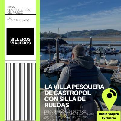 La villa pesquera de Castropol con silla de ruedas