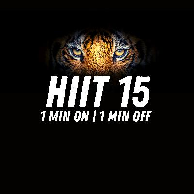 "EPIC" 15 MIN HIIT WORKOUT (1 MIN ON/ 1 MIN OFF)