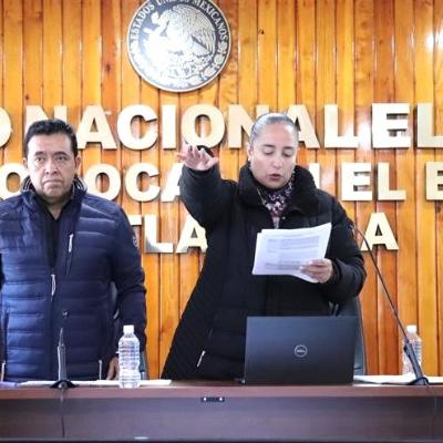 RENUNCIA JESÚS LULE AL INE EN TLAXCALA; ASUME COMO ENCARGADA MIRNA EUGENIA GARDUÑO 🚨🏛️📄 TRAS 33 AÑOS DE SERVICIO, SE ABRE UNA TRANSICIÓN CLAVE EN MEDIO DE PREPARATIVOS ELECTORALES