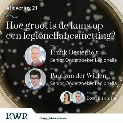 Aflevering 21 - Hoe groot is de kans op een legionellabesmetting? Met: Oesterholt en Van der Wielen Aflevering 21 - Hoe groot is de kans op een legionellabesmetting? Met: Oesterholt en Van der Wielen