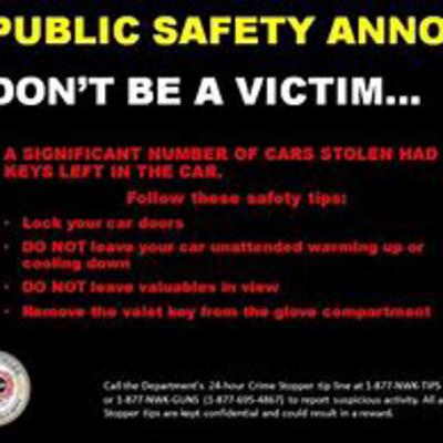 Public Safety Announcement