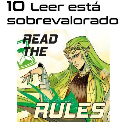 10. Leer está sobrevalorado