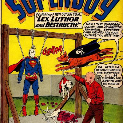 What if Superman’s dog Krypto had an arch-nemesis, Destructo, the superhound of hate? From DC Comics' Superboy #92