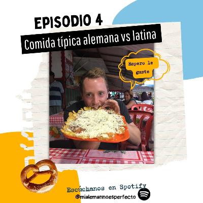 4. Comida típica alemana vs latina 4. Comida típica alemana vs latina