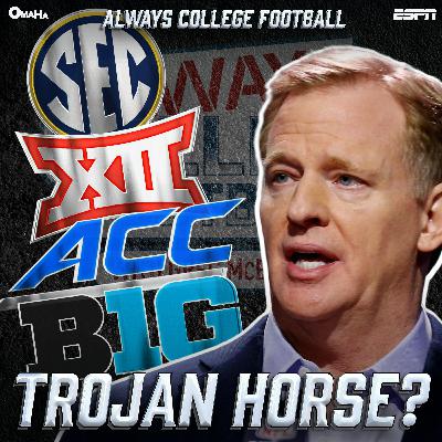 Roger Goodell & the “Trojan Horse” offering to College Football Roger Goodell & the “Trojan Horse” offering to College Football