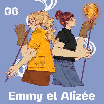 Emmy et Alizée, souffleuses de verre