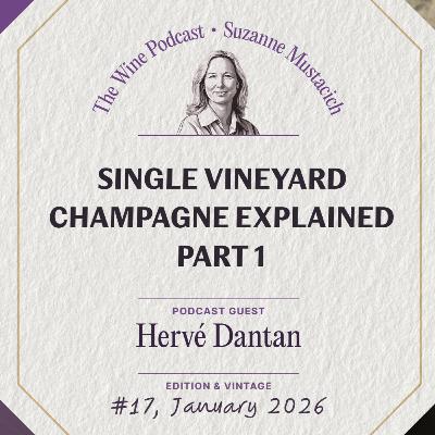 Single Vineyard Champagne Explained. Part 1 - Jane Anson The Wine Podcast E17