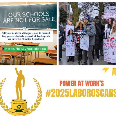 Show: Labor Express for 3-9-2025 - CTU delivers petitions to CPS and the 2025 Labor Oscars