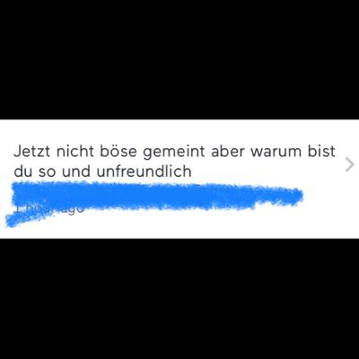 ICH BIN NICHT UNFREUNDLICH ICH BIN NICHT UNFREUNDLICH