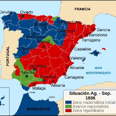 LA GUERRA CIVIL ESPAÑOLA: JULIO DE 1936 A MARZO DE 1937.
