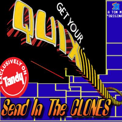 It's QUIX for the TRS-80 CoCo - A TOTALLY ORIGINAL TITLE on the Christmas Edition of The COCO SHOW! It's QUIX for the TRS-80 CoCo - A TOTALLY ORIGINAL TITLE on the Christmas Edition of The COCO SHOW!