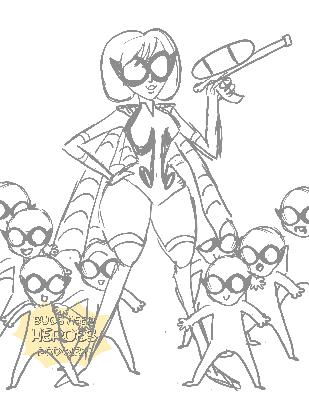 Auntie Spider (SOCIAL AND SPITTING SPIDERS)