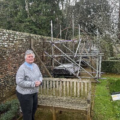 Physic Garden Wall to be repaired once planning permission granted