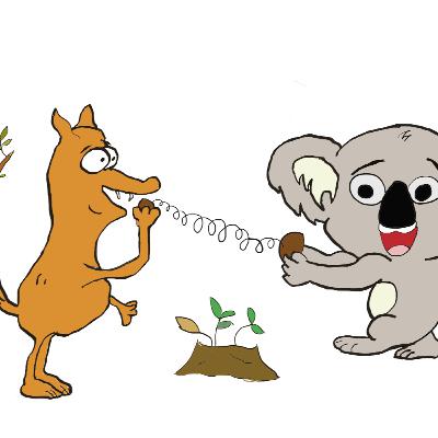 KoalaKees blijft weer eens plakken