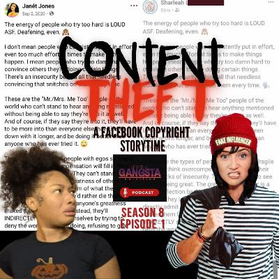 Episode 801: CONTENT THEFT: A Facebook Copyright Storytime Episode 801: CONTENT THEFT: A Facebook Copyright Storytime