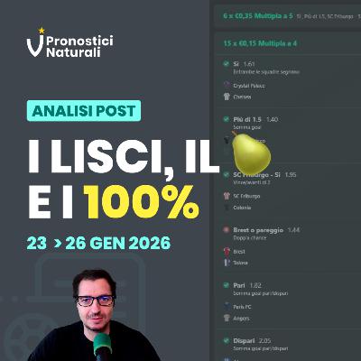 I lisci, il 🍐 X8 e i 100%. Sempre in gioco ed emozioni.
