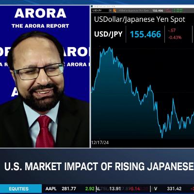 Arora: Yen Carry Trade Holds 10%-20% A.I. Correction Risk, Silver to Hit $70