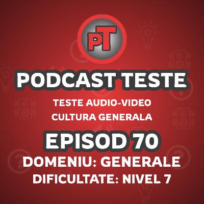Test 70 Nivel 7, Cultura generală