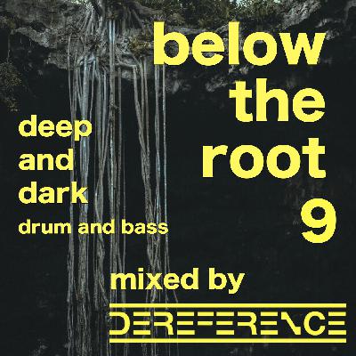 below the root 9