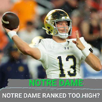 CFB PLAYOFF POLL: Notre Dame's Ranking QUESTIONED