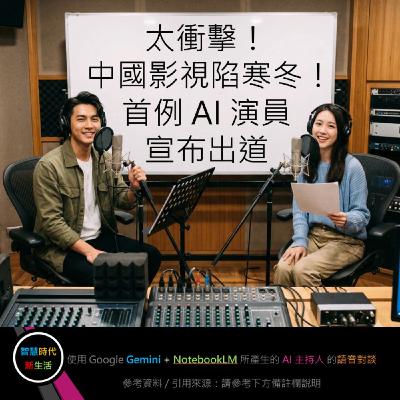 EP.323 [ Podcast ] 太衝擊！中國影視陷寒冬！首例 AI 演員宣布出道