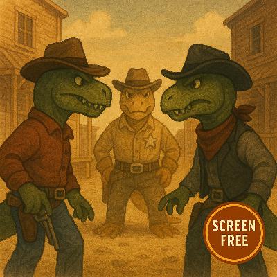 The Dino Outlaws of Dusty Gulch: Ad-free Bedtime Story for Kids