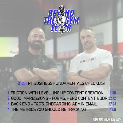 Ep 201 - PT business fundamentals checklist Ep 201 - PT business fundamentals checklist