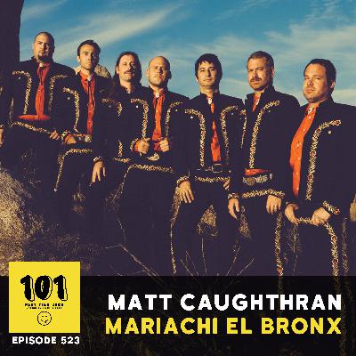 Matt Caughthran (Mariachi El Bronx / The Bronx) and the barrel of mould Matt Caughthran (Mariachi El Bronx / The Bronx) and the barrel of mould