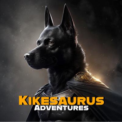 Kikesaurus fights sharks
