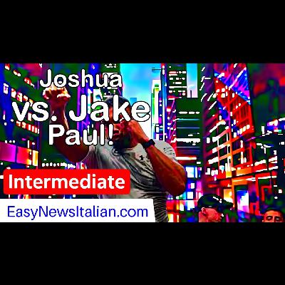 Anthony Joshua's Bold Challenge: Ready to Face Jake Paul in the Ring | Intermediate #LearnItalian