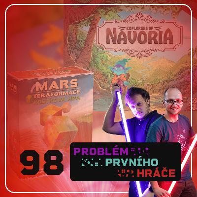 #98: Dobrodruzi Navorie, kostkový Mars: Teraformace a tvorba deskoherní sbírky