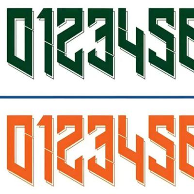 Font Số Áo Bóng Đá