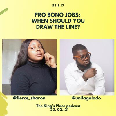 Pro bono jobs: when do you draw the line? Pro bono jobs: when do you draw the line?