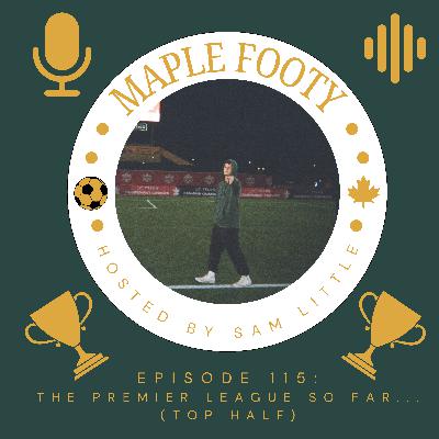 The Top Half Of The Premier League So Far... The Top Half Of The Premier League So Far...