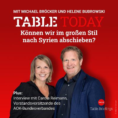 Können wir im großen Stil nach Syrien abschieben?