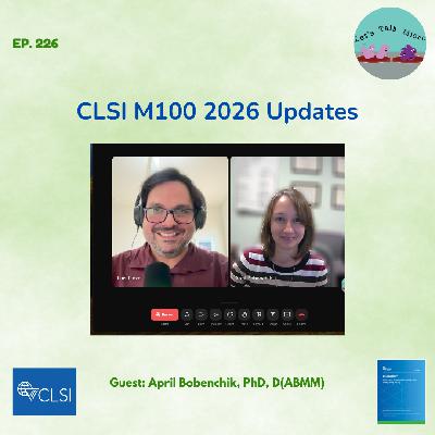 226: CLSI M100 2026 Updates 226: CLSI M100 2026 Updates