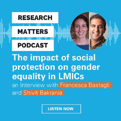 The impact of social protection on gender equality in low and middle-income countries