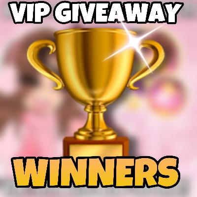 DRESS TO IMPRESS VIP giveaway WINNERS… 🏆🩷 [OMGGG 😍]