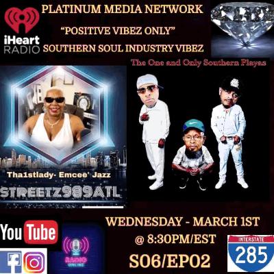 The One & Only Southern Playas shares on "Southern Soul Industry Vibez" with Tha1stLady - EmCee' Jazz' - Streetz989ATLTV