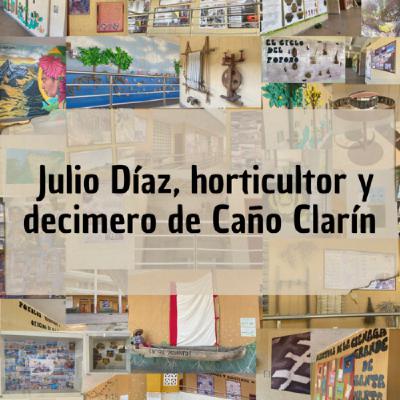 Julio Díaz, campesino y decimero de Caño Clarín