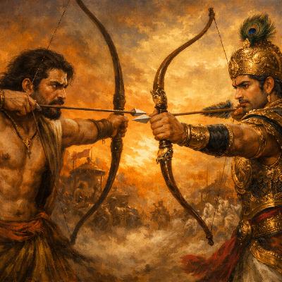 Karna vs Arjuna - Who Was Really More Powerful? | The Greatest Rivalry in the Mahabharata Karna vs Arjuna - Who Was Really More Powerful? | The Greatest Rivalry in the Mahabharata