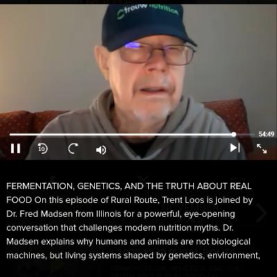 Rural Route Dec 18, 2025 Dr. Fred Madsen returns and hits the food highlights on what to eat for gut health.