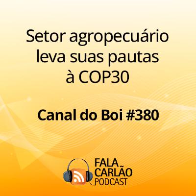 Setor agropecuário leva suas pautas à COP30 | Canal do Boi #380 Setor agropecuário leva suas pautas à COP30 | Canal do Boi #380