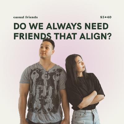 S3E40: Do we ALWAYS need friends that align (casual friends)