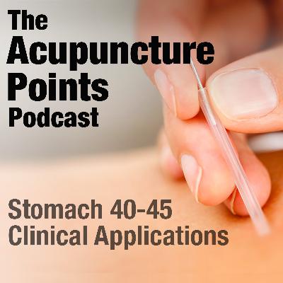 Stomach Meridian 40 - 45 Acupuncture Points and Clinical Applications