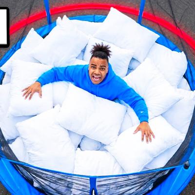 Ich überlebe 24h auf einem Trampolin!💀 (Theresa´s Rache)