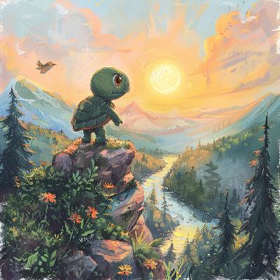 儿童故事：小乌龟塔塔的山顶梦